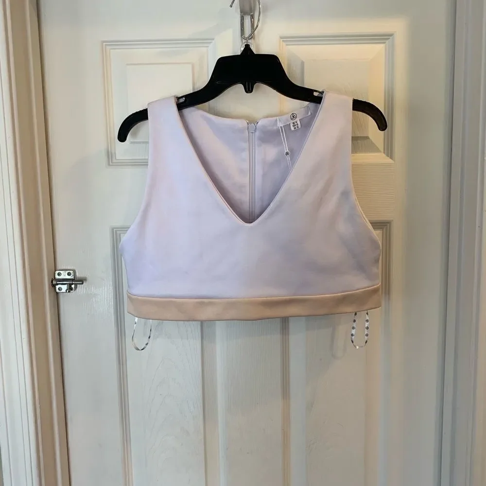 Missguided Square Neck Cream Bralette